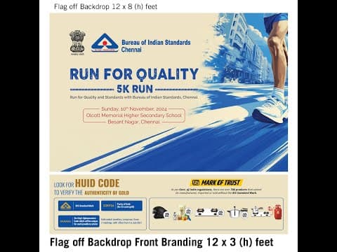 🏃‍♂️🏃‍♀️ Run for Quality and Standards! 🏅 by Bureau of Indian Standards - Chennai