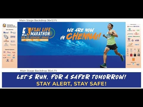 Highlights of FSAI Life Marathon 2025 – Run for Fire and Safety Awareness!