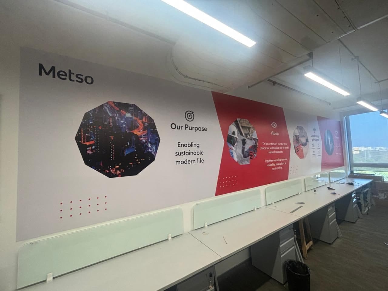 Brand environment and activation work by BrandM