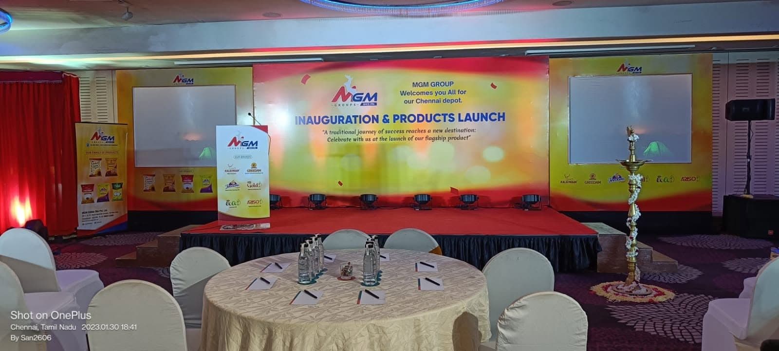 A BrandM corporate event