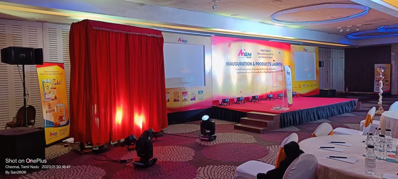 A BrandM corporate event