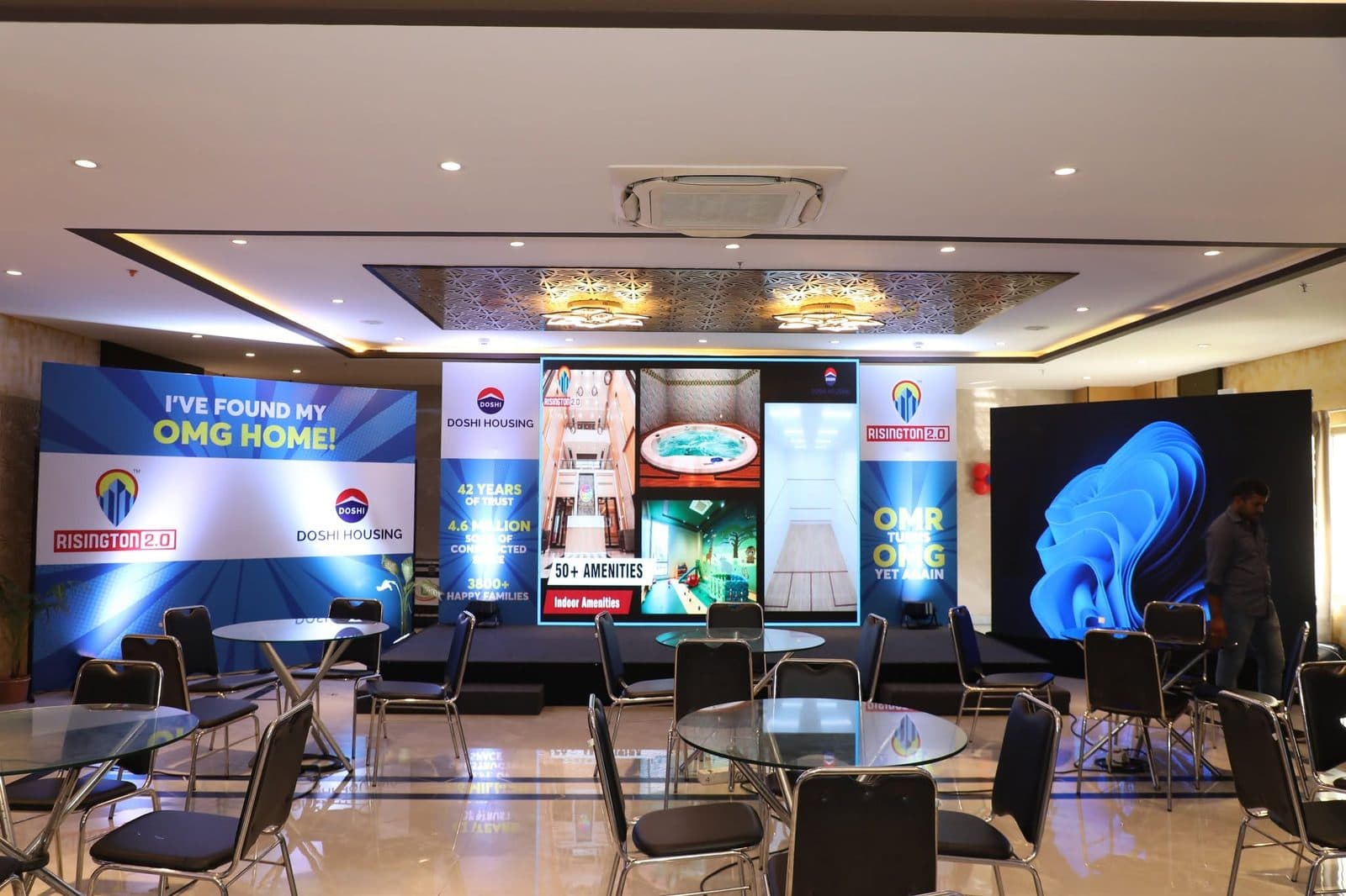 A BrandM corporate event