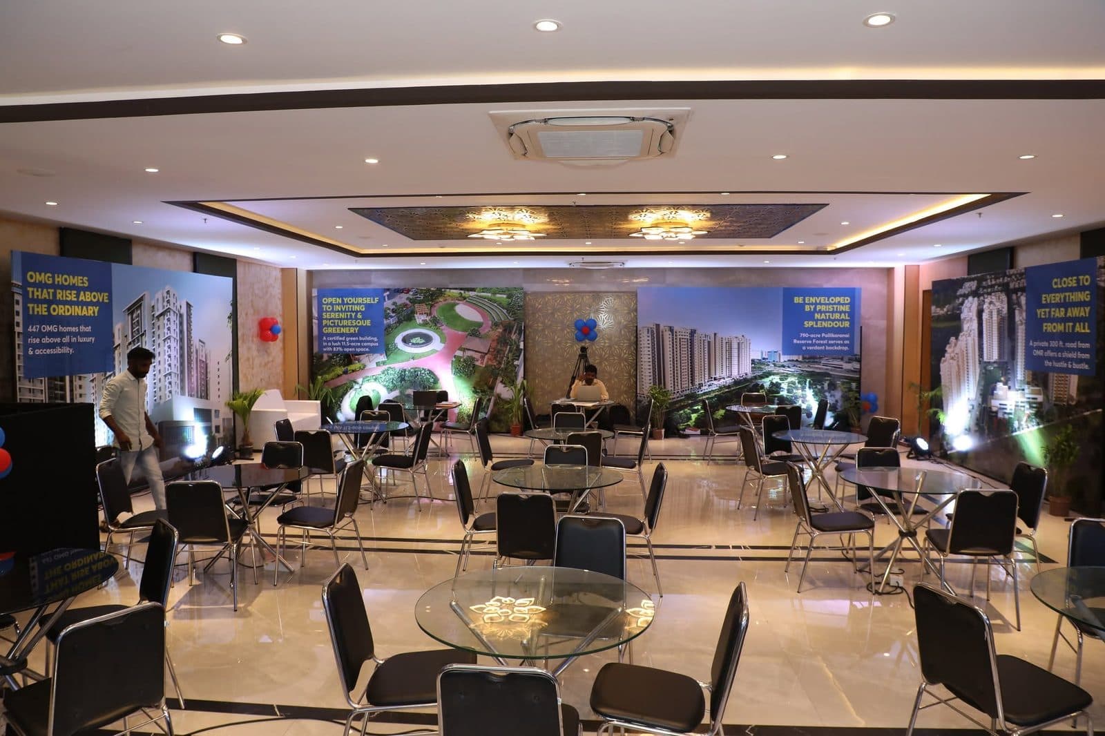 A BrandM corporate event
