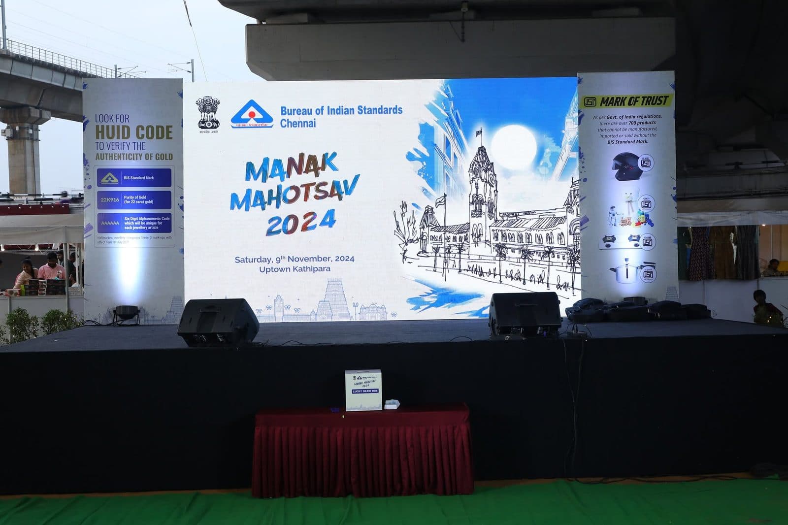 A BrandM corporate event