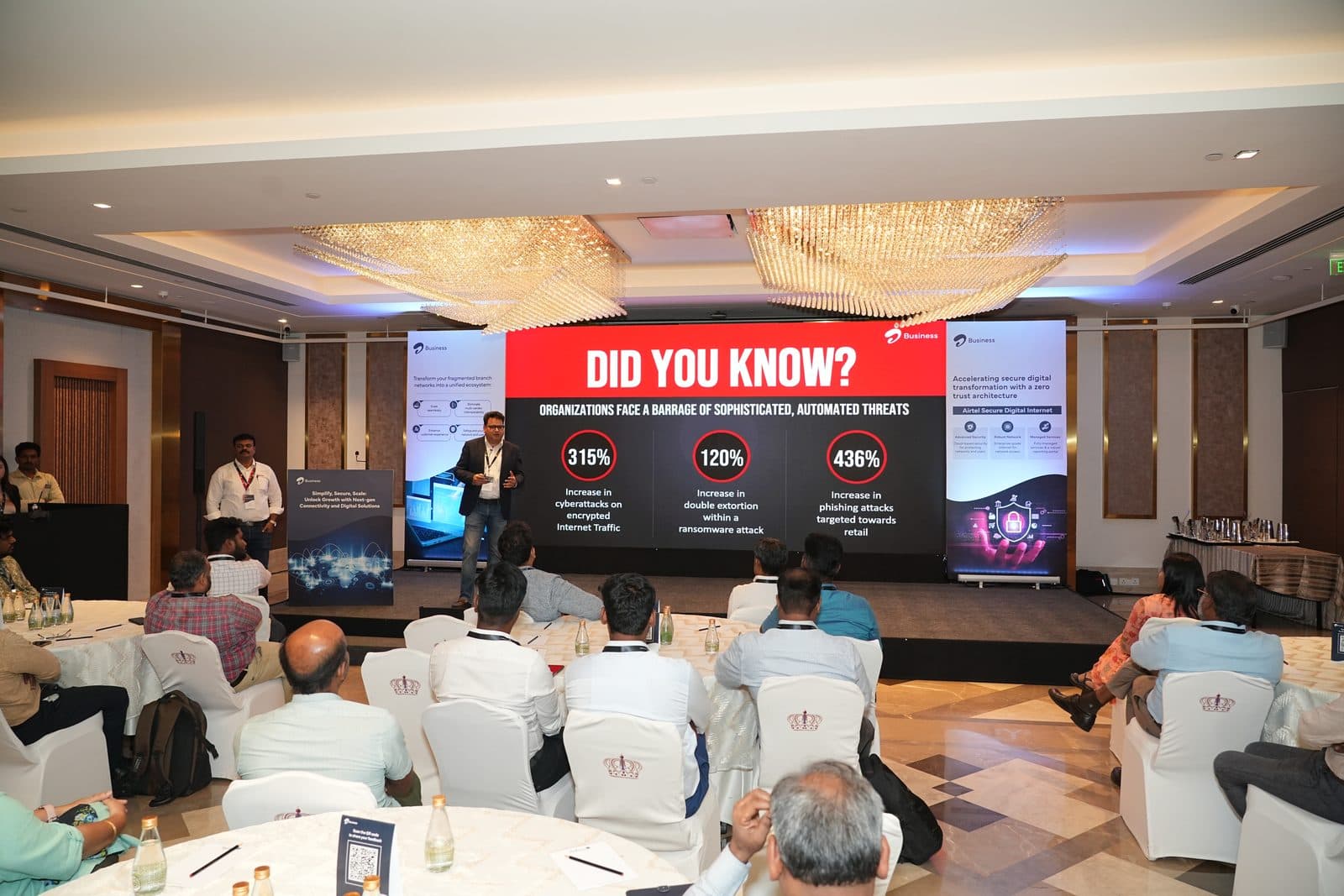 A BrandM corporate event