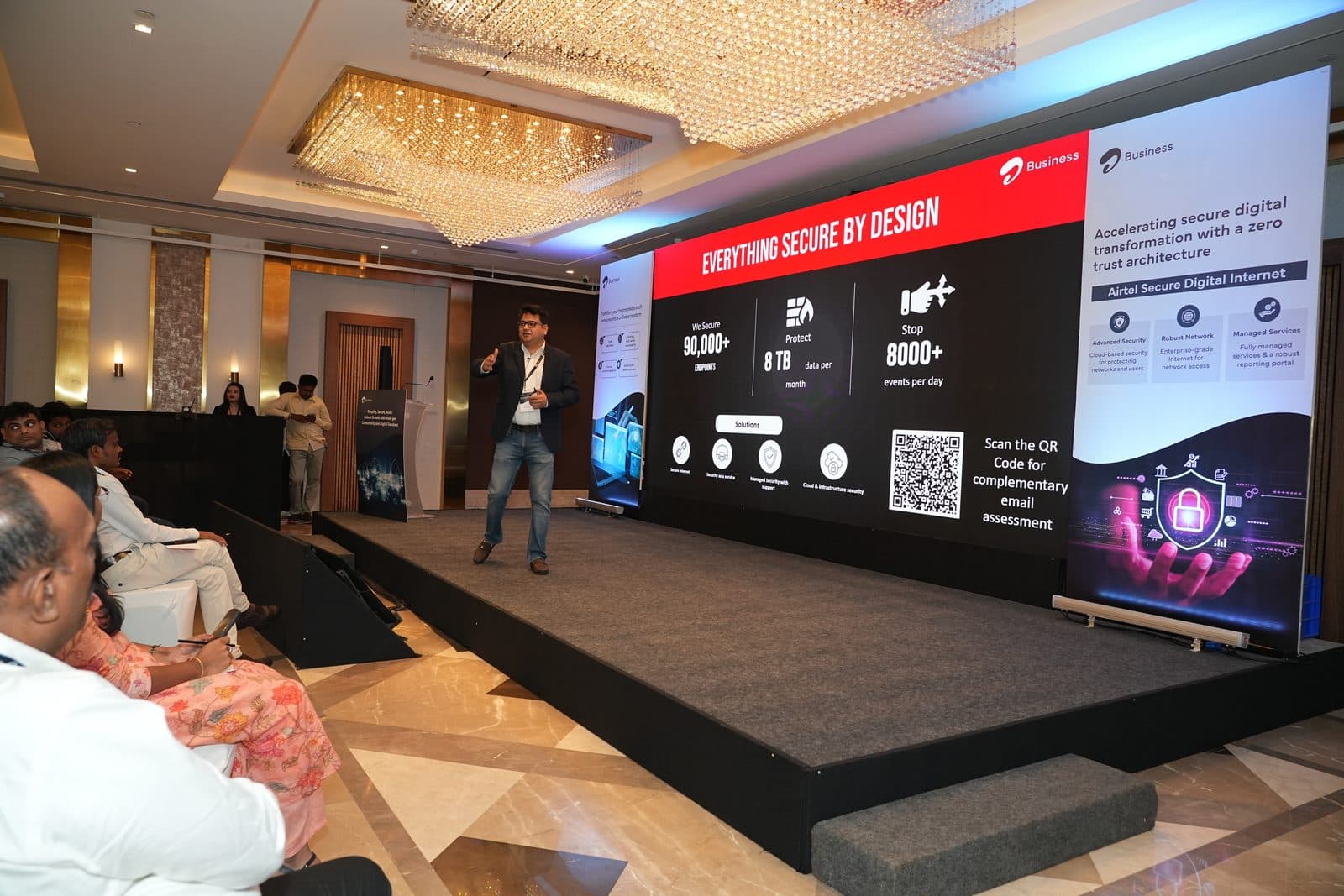A BrandM corporate event
