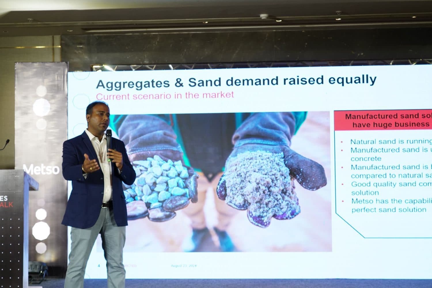 A BrandM corporate event