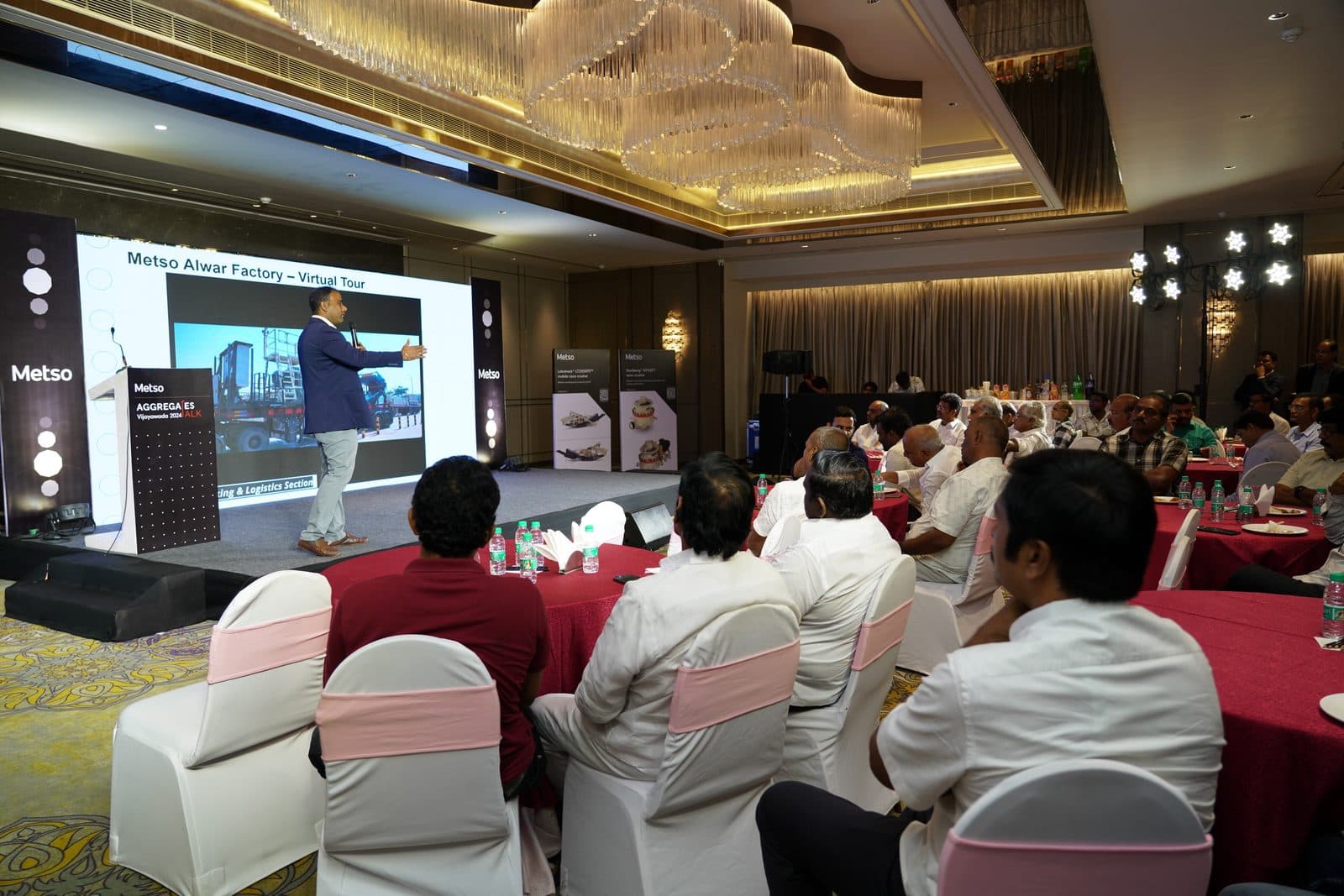 A BrandM corporate event