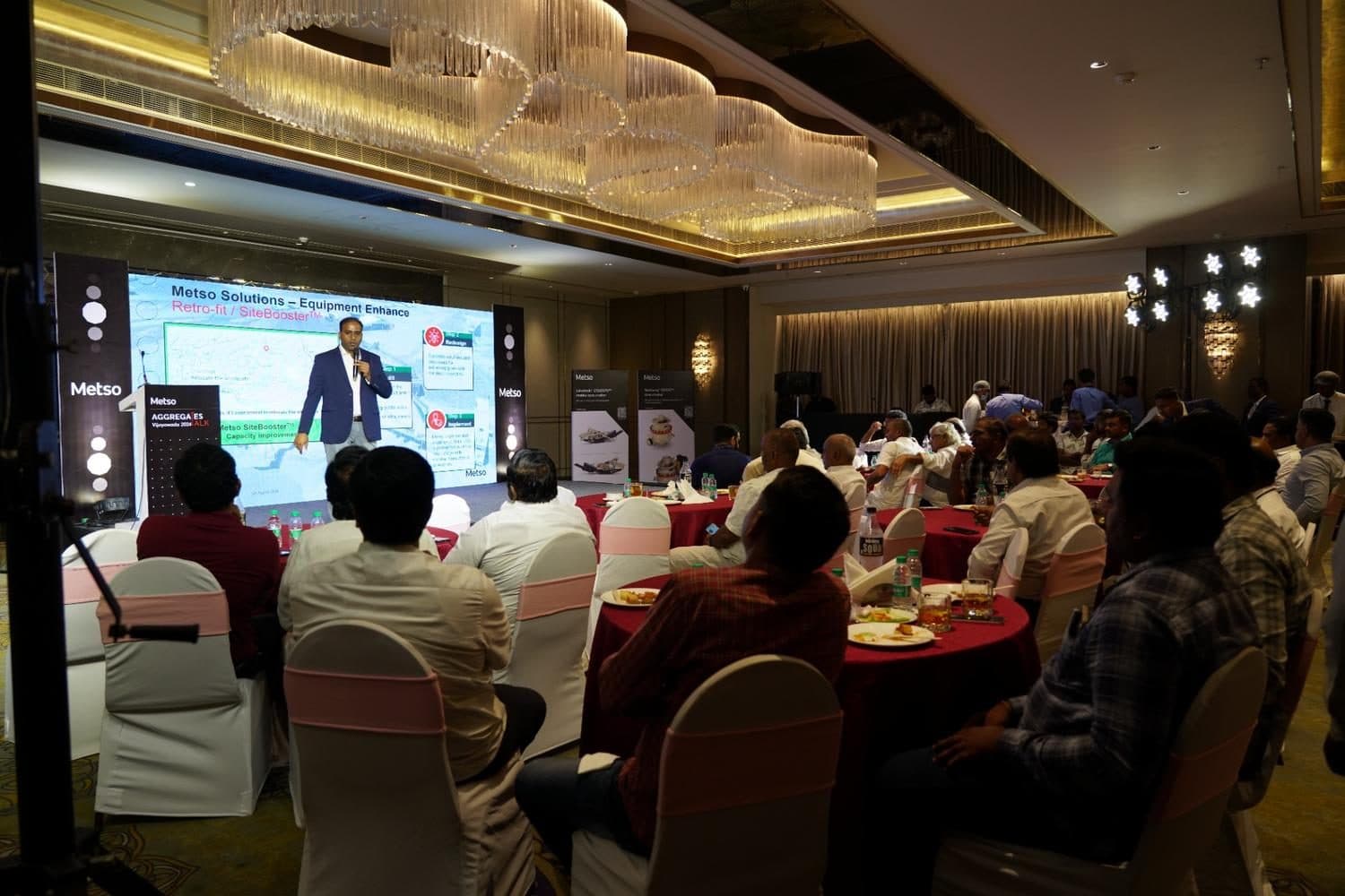 A BrandM corporate event