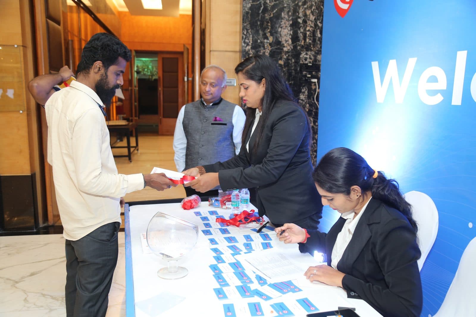 A BrandM corporate event