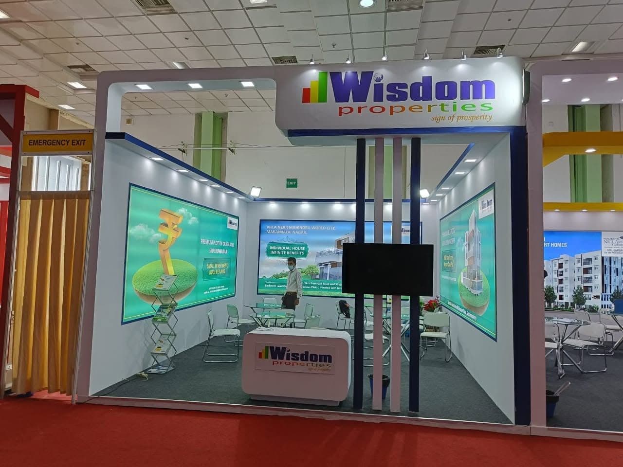 An exhibition stall designed and built by BrandM