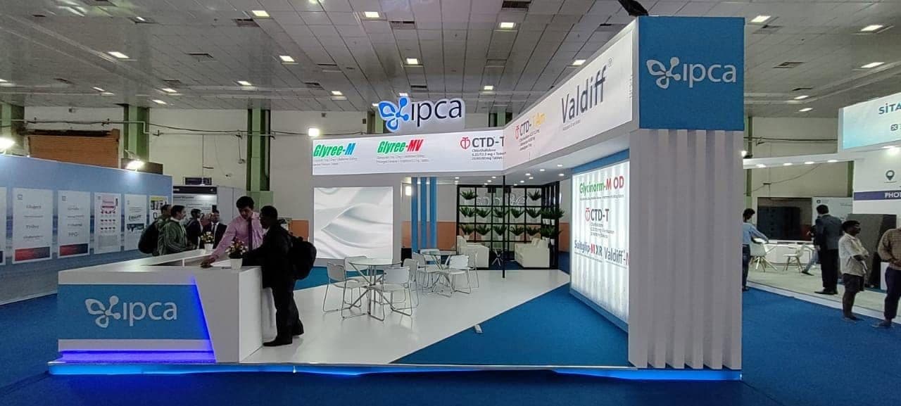An exhibition stall designed and built by BrandM