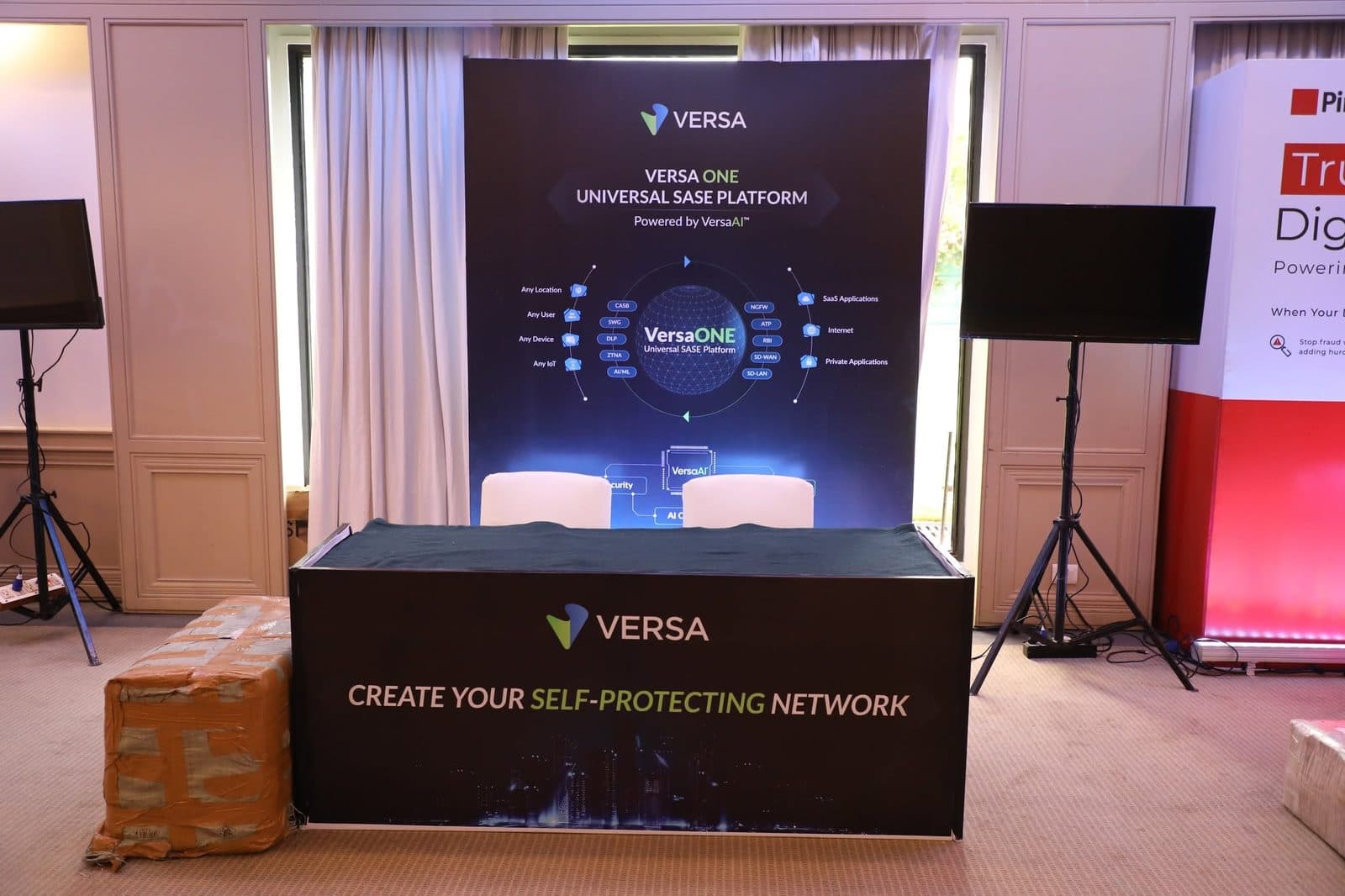 An exhibition stall designed and built by BrandM