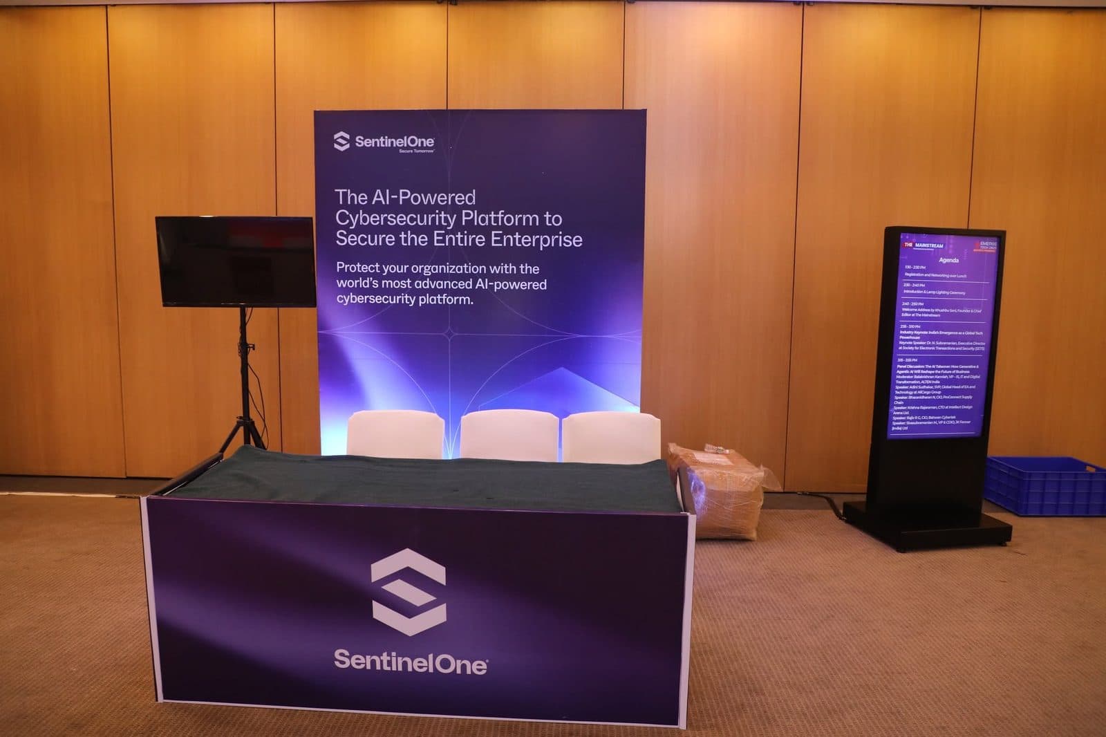 An exhibition stall designed and built by BrandM