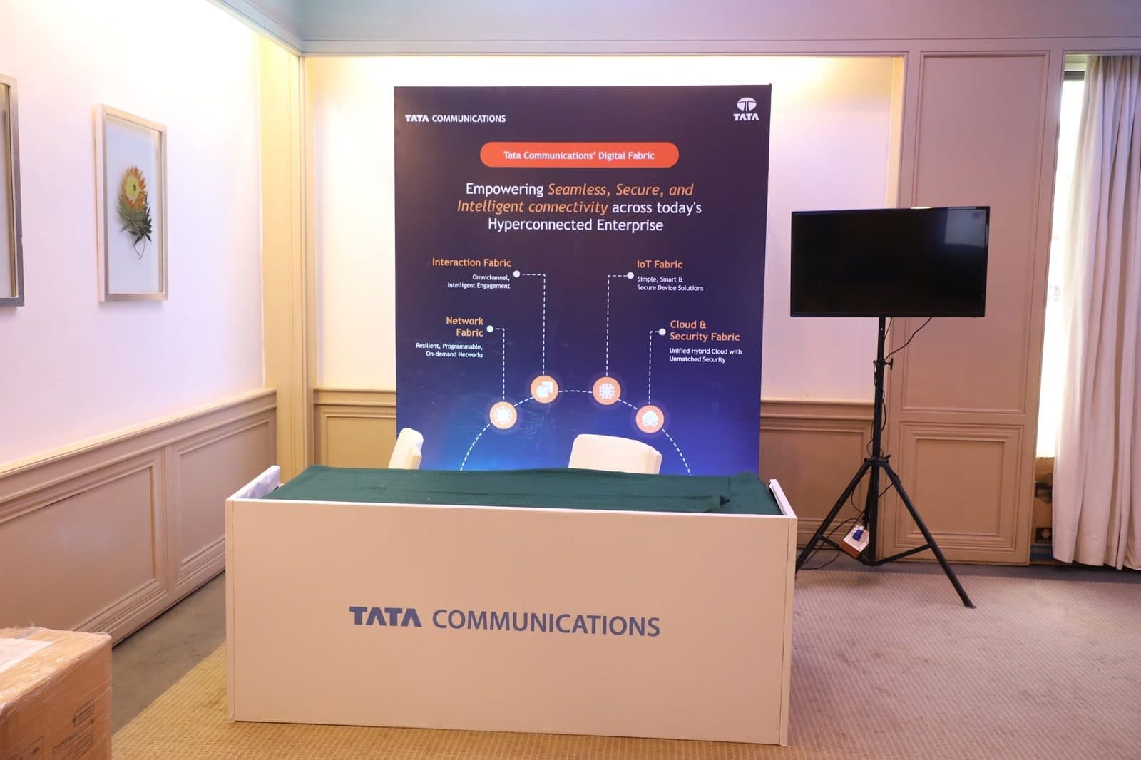 An exhibition stall designed and built by BrandM
