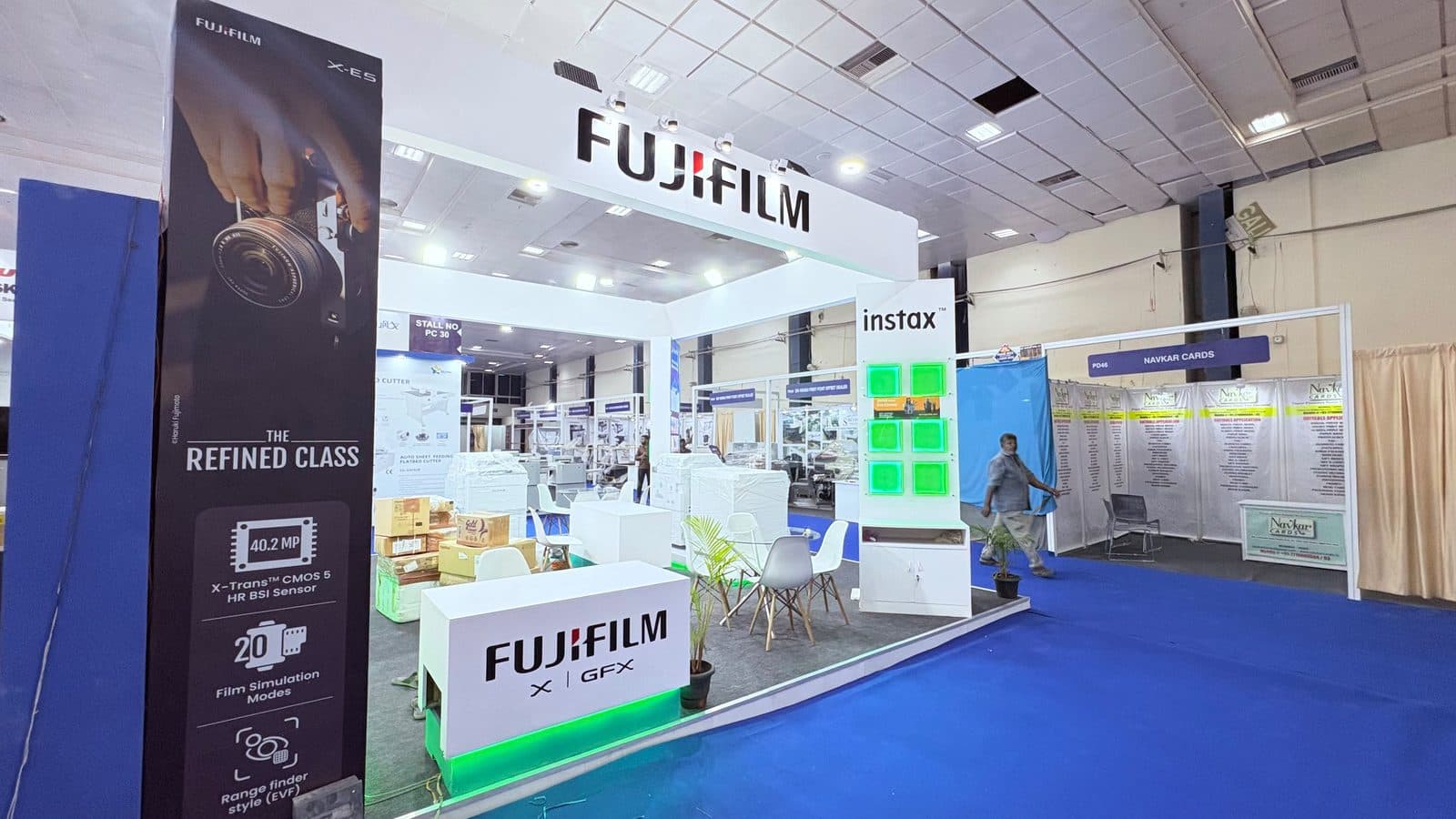 An exhibition stall designed and built by BrandM