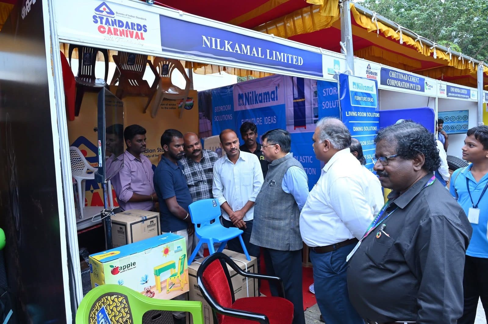 An exhibition stall designed and built by BrandM